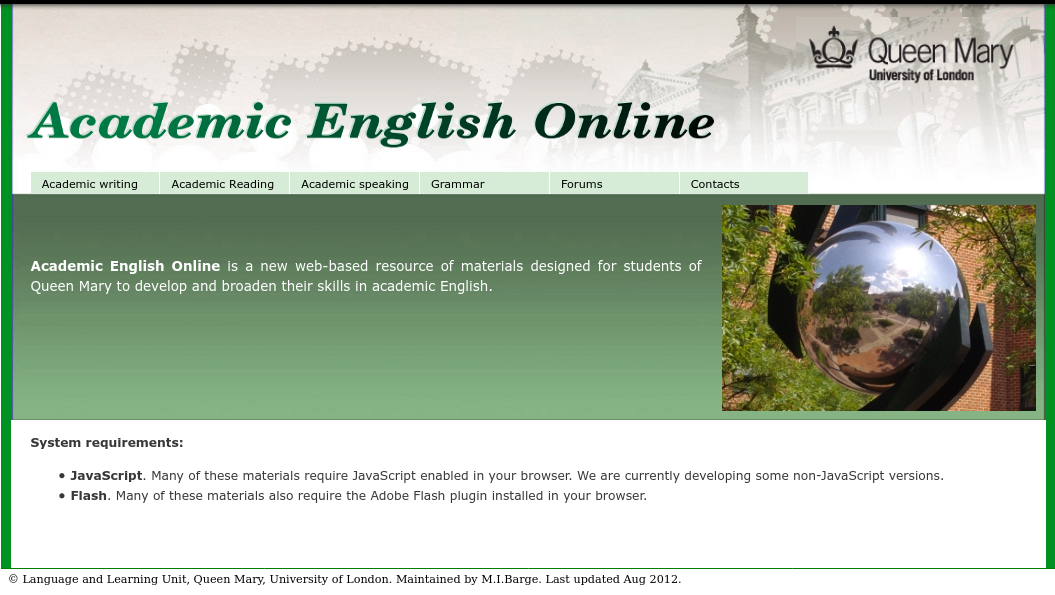 AEO Homepage 2008-2020